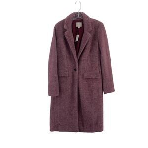 Women's Textured Coat - Pink